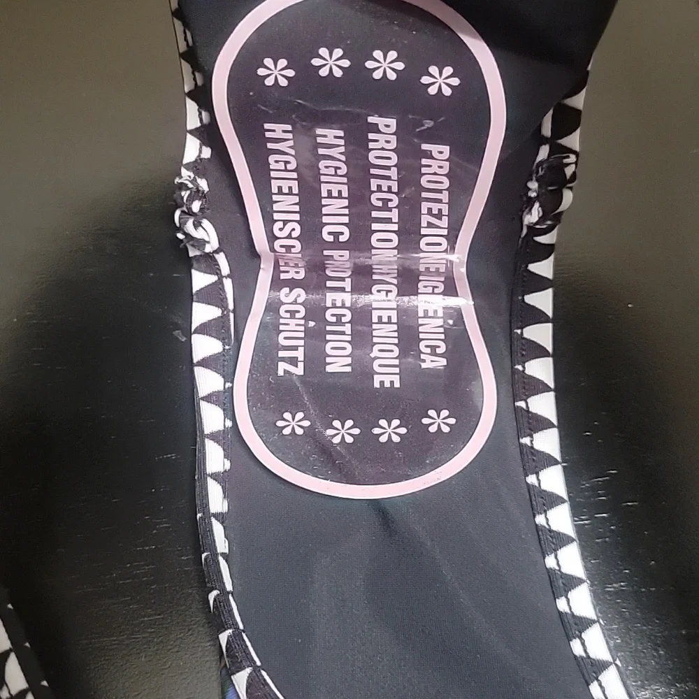 💕NWOT LA Double J Print Bikini Bottoms Medium - Picture 6 of 6